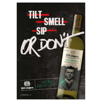 19 Crimes Sauvignon Block White Wine 75cl