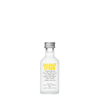 Absolut Citron Lemon Vodka 5cl Miniature