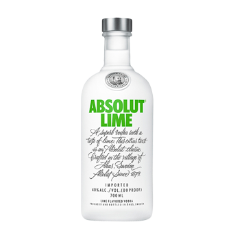 Absolut Lime Vodka 70cl Transparent