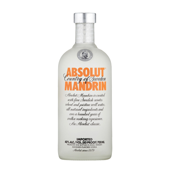 Absolut Mandrin Vodka 70cl Transparent