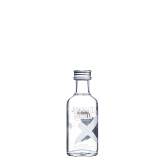 Absolut Vanilla Vodka 5cl Miniature Transparent