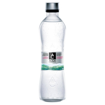 AQUA Carpatica Natural Sparkling Mineral Water 12x 330ml Glass Bottle