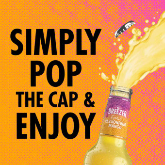 Bacardi Breezer Passionfruit & Mango 12x 275ml