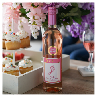 Barefoot Pink Pinot Grigio Rose Wine 75cl 