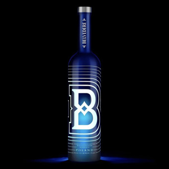 Belvedere B Label Vodka 1.75Ltr Luminous Magnum Plus