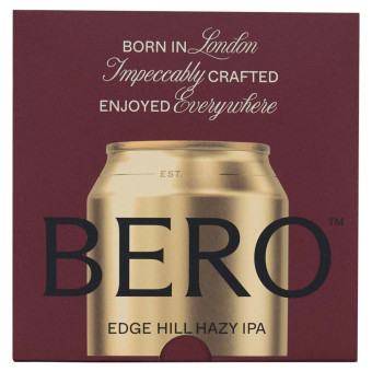 BERO Edge Hill Hazy IPA Beer 24x 330ml Cans
