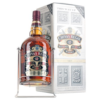 Chivas Regal 12 Year Whisky 4.5Ltr Rehoboam Transp