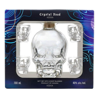 Crystal Head Skull Vodka 70cl Gift Set