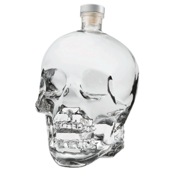 Crystal Head Skull Vodka 3Ltr Jeroboam transp