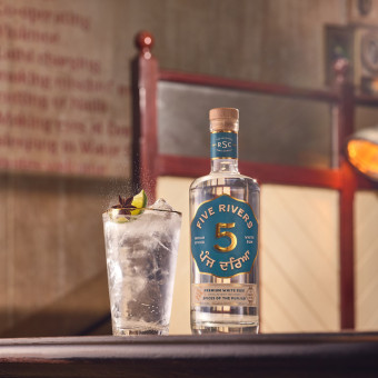 Five Rivers Indian Spiced White Rum 70cl