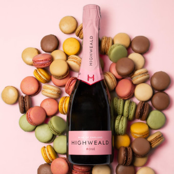 Highweald Brut Rose Sparkling Wine 75cl