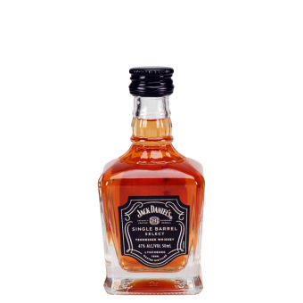 Jack Daniel's Single Barrel Whiskey 5cl Miniature transp