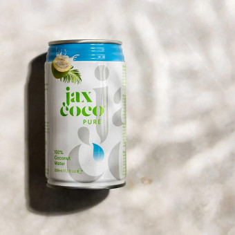 Jax Coco Pure Coconut Water 24x 330ml Cans