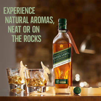 Johnnie Walker Green Label 15 Year Whisky 70cl