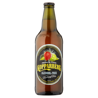 Kopparberg Strawberry & Lime Alcohol Free Premium Cider 8x 500ml