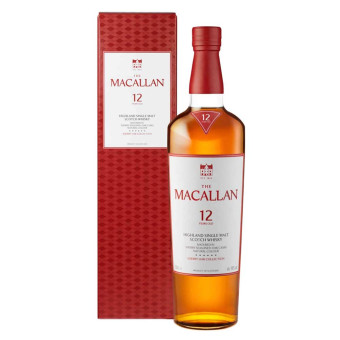The Macallan 12 Year Sherry Oak Whisky 70cl