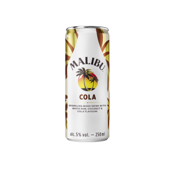 Malibu Rum and Cola 250ml Can