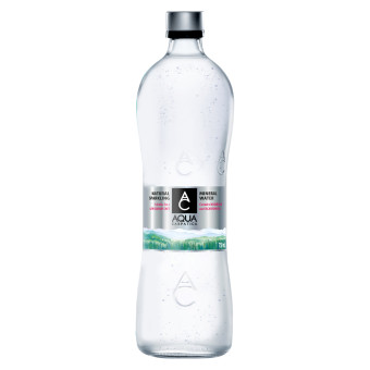 AQUA Carpatica Natural Sparkling Mineral Water 6x 75cl Glass Bottle