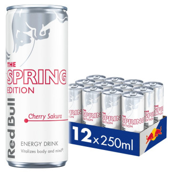 Red Bull Spring Edition Cherry Sakura Energy Drink 12x 250ml