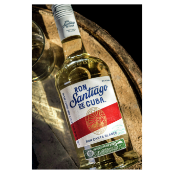 Ron Santiago de Cuba Carta Blanca Rum 70cl