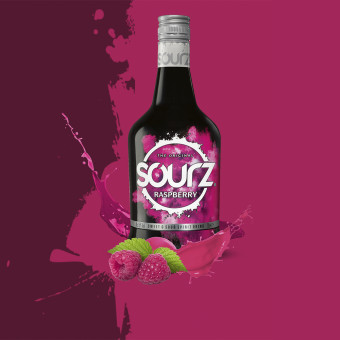 Sourz Spirited Raspberry Liqueur 70cl