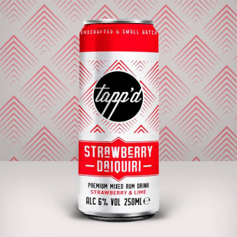 Tapp'd Strawberry Daiquiri Cocktail 250ml Can