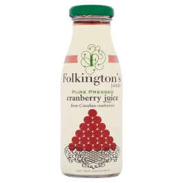 Folkington's Cranberry Juice 12x 250ml 
