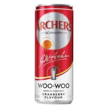 Archers Woo Woo Cocktail 250ml Can