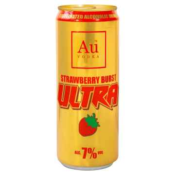 Au Vodka Strawberry Burst Ultra 500ml