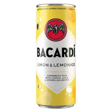 Bacardi Limon & Lemonade Premix 250ml