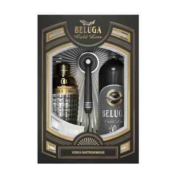 Beluga Gold Line Vodka 70cl Gift Set