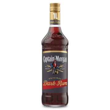 Captain Morgan Caribbean Blended Aged Dark Rum 1Ltr