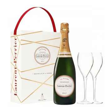 Champagne Laurent Perrier La Cuvée 75cl Gift Set