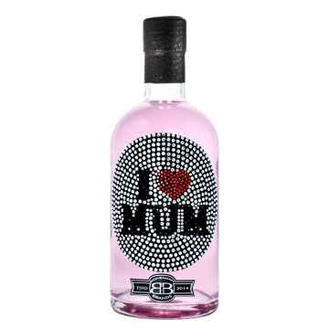 Crystal Edition I Love Mum Pink Gin 70cl