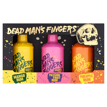 Dead Man's Fingers Rum 3x 5cl Miniature Gift Set