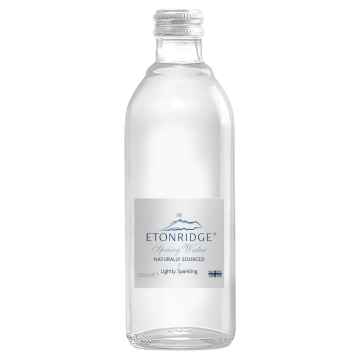 Etonridge Lightly Sparkling Spring Water 24x 330ml Glass Bottles