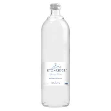 Etonridge Lightly Sparkling Spring Water 12x 750ml Glass Bottles