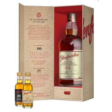 Glenfarclas 15 Year Whisky 70cl Gift Set