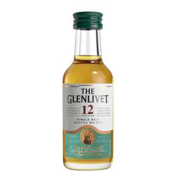 Glenlivet 12 Year Whisky 5cl Miniature