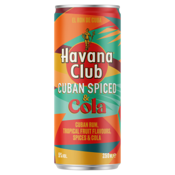 Havana Club Cuban Spiced & Cola Premix 250ml