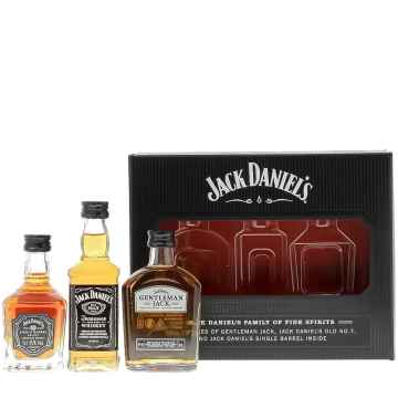 Jack Daniel's Family Whiskey 3x 5cl Miniatures Gift Pack | Damaged