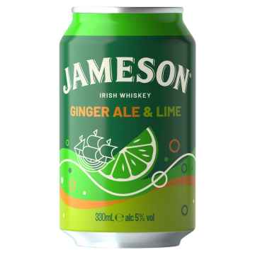 Jameson Ginger Ale & Lime Premix 330ml