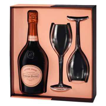 Laurent Perrier Rose NV Champagne 75cl Gift Set