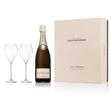 Louis Roederer Premier Brut Champagne 75cl Gift Set