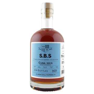 SBS Bourbon & Virgin Oak Cask 2012 Cuba Rum 70cl
