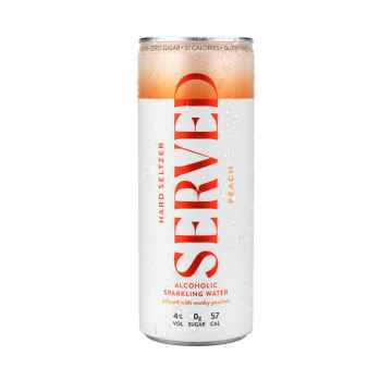 Served Peach Hard Seltzer 250ml