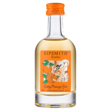 Sipsmith Zesty Orange Gin 5cl Miniature
