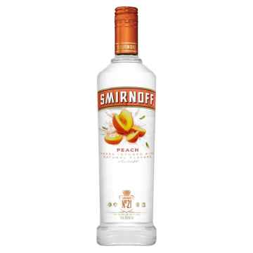Smirnoff Peach Flavoured Vodka 75cl