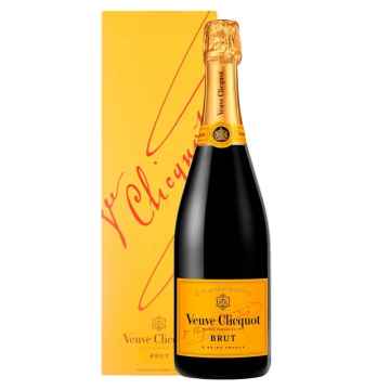 Veuve Clicquot Yellow Label Brut Champagne 75cl Gift Box | Damaged