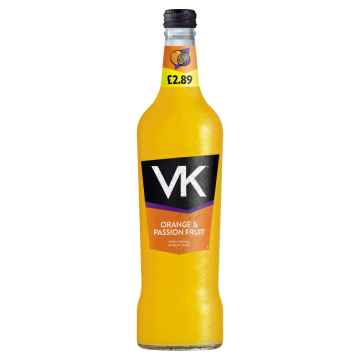 VK Orange & Passion Fruit Vodka Mix 70cl